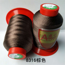 Load image into Gallery viewer, 210D/2 High Tenacity Nylon Polyester Sewing Thread  For Tassel ,Clothes ,shoes Jeans ,Denim Leather Thread  Thickness 0.25mm
